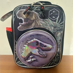 New Jurassic Park Dinosaur Kids Backpack with Holographic Design